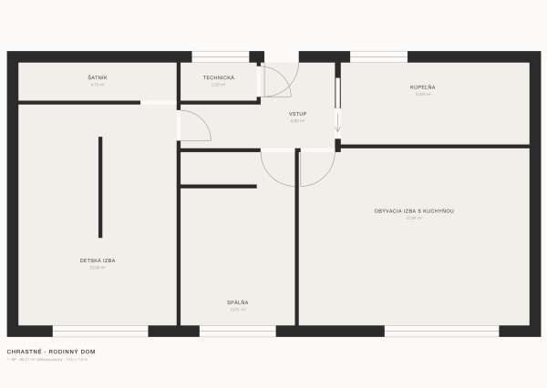 BÝVANIE INAK I DOM NA 923 M² POZEMKU I CHRASTNÉ